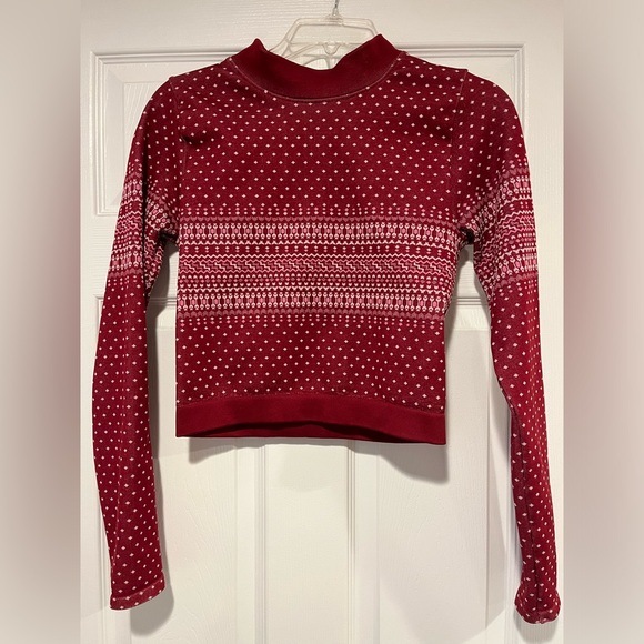 Fabletics Holly seamless long sleeve crop sweater - Picture 1 of 4